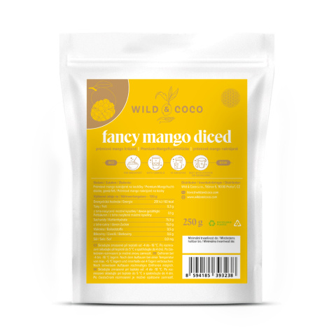 Šťavnaté mango kúsky (mrazené)